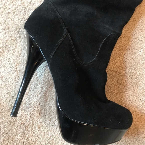 Knee High Boots (Suede) - Picture 4 of 7